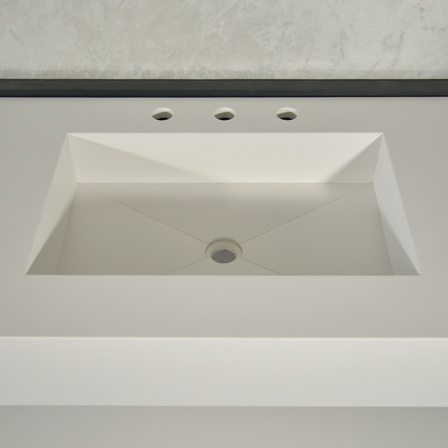 HANDCRAFTED CUSTOM QUARTZ SINK WITH SHIELF (QU-116)
