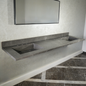HANDCRAFTED PIETRA GREY HIGH ENGINEERED PORCELAIN DOUBLE SINK (ES-095)