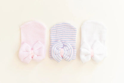 Newborn Baby Girl Hat with Bow
