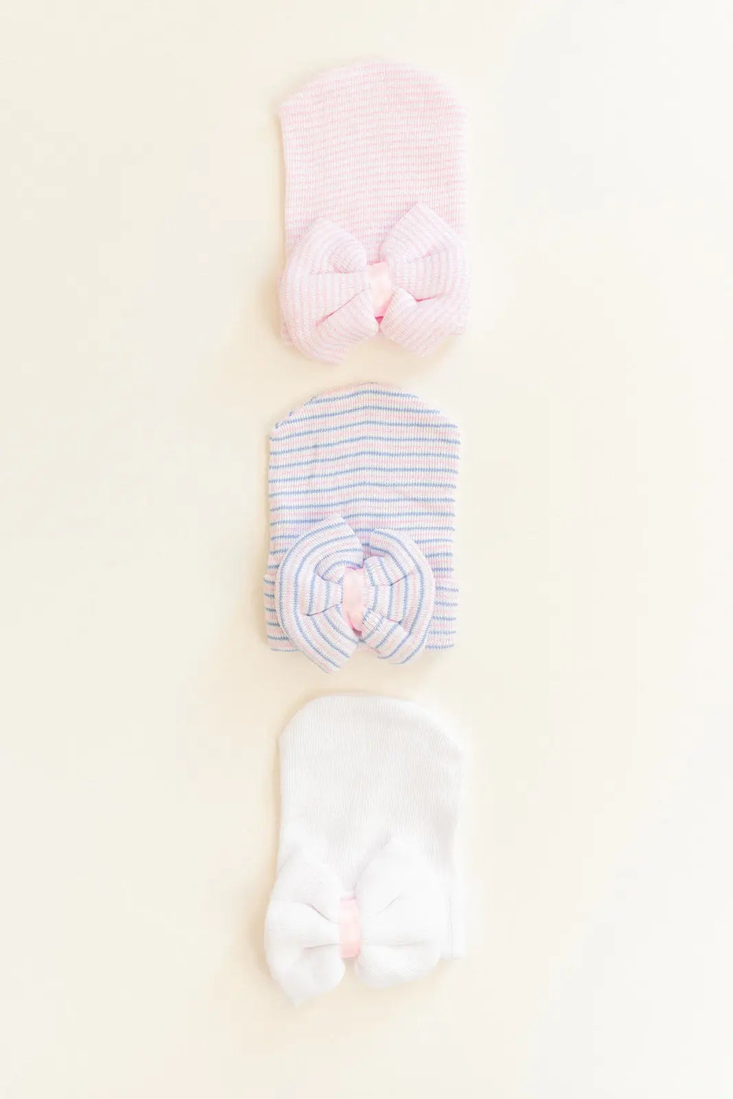 Newborn Baby Girl Hat with Bow