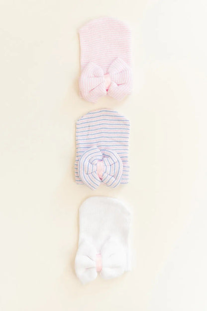 Newborn Baby Girl Hat with Bow