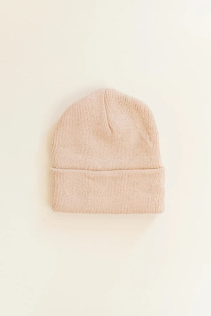 Knit Baby Beanie Hat for Fall and Winter - Newborn to 24 months