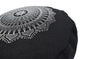 Zafu Meditation Cushion - Hemp Mandala Design