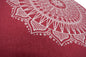 Zafu Meditation Cushion - Hemp Mandala Design
