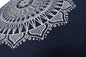 Zafu Meditation Cushion - Hemp Mandala Design