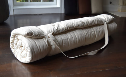 Shiatsu Thai Reiki Massage Mat – 100% Cotton, 54" x 80" – Made in USA (Mat Only, No Cover)