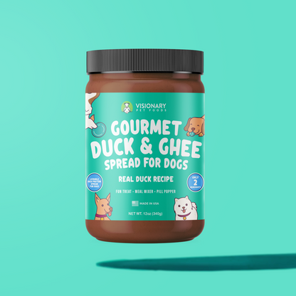 Duck and Ghee Meat Spread | NEW 12oz Jar | Family Pet | Kitchen + Metal