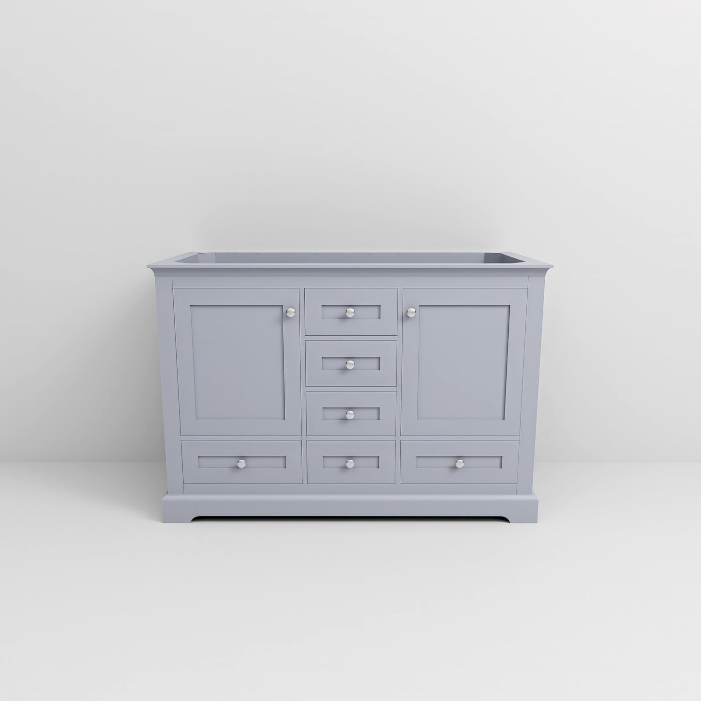 Dukes 48 in. W x 22 in. D Dark Grey Double Bath Vanity