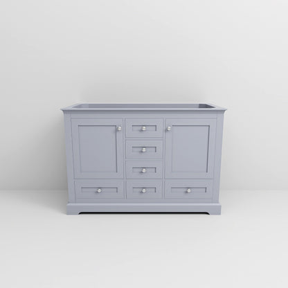 Dukes 48 in. W x 22 in. D Dark Grey Double Bath Vanity