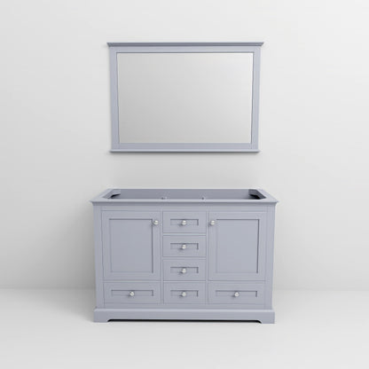 Dukes 48 in. W x 22 in. D Dark Grey Double Bath Vanity