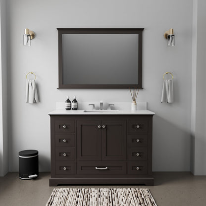 Dukes 48 in. W x 22 in. D Espresso Single Bath Vanity