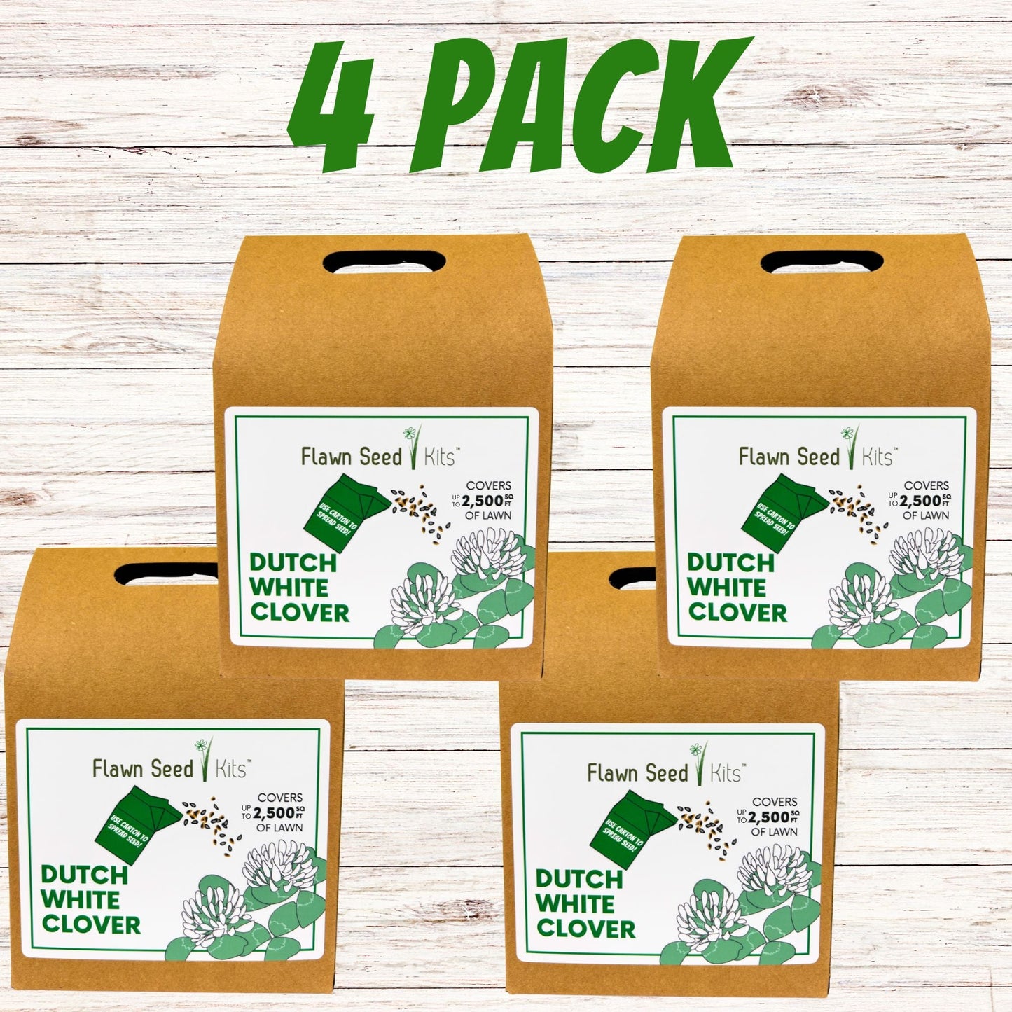 Dutch White Clover Eco-Friendly Seeding Kit