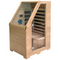 1-Person Carbon Infrared Sauna - Canadian Hemlock Wooden Sauna - 760 Watts