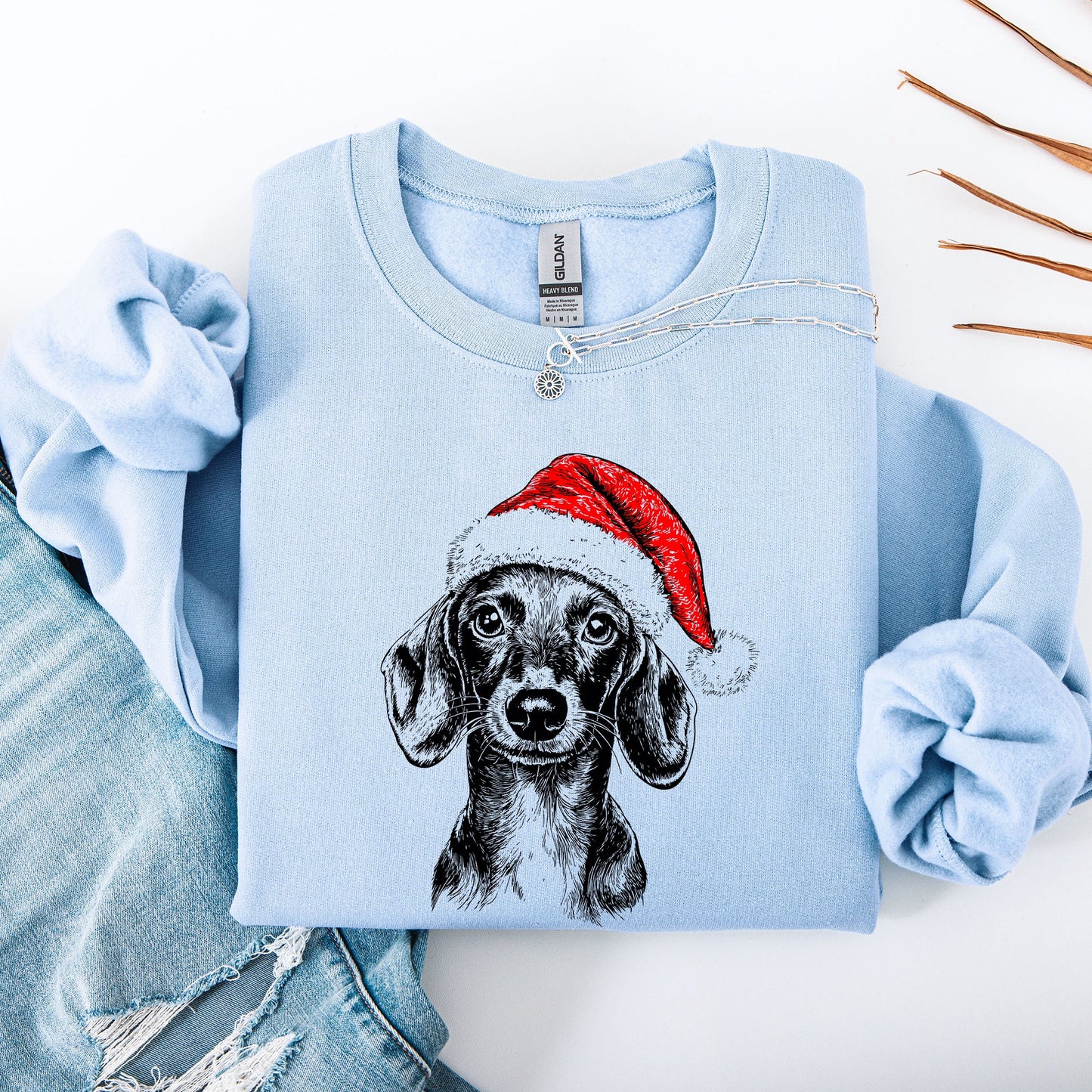 Dachshund, Santa, Dog, Christmas, Dog Lover, Pet Sweatshirt