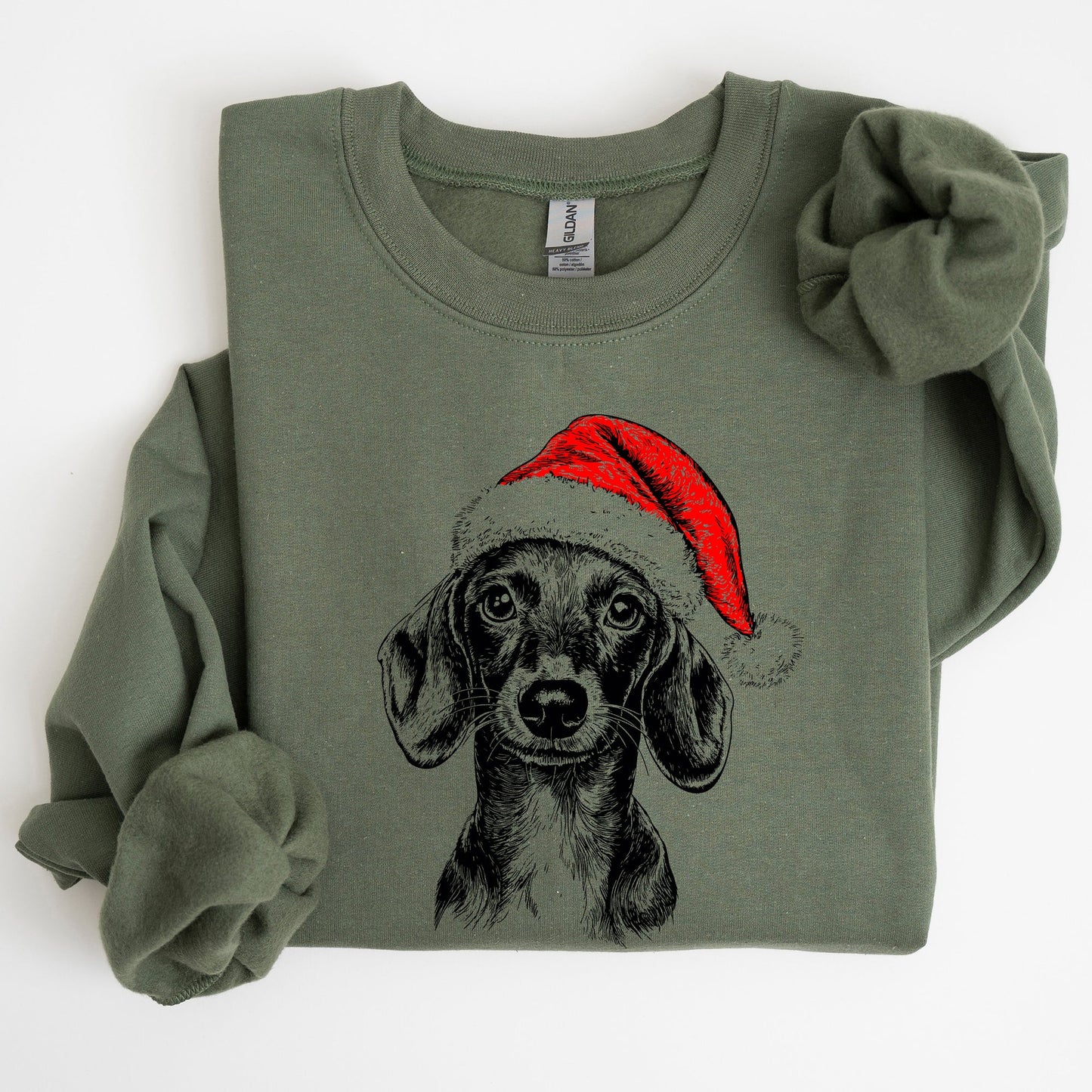 Dachshund, Santa, Dog, Christmas, Dog Lover, Pet Sweatshirt