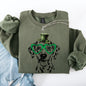 Dalmatian, Adorable Dog, St Patrick's Day, Lucky, Irish Sweatshirt