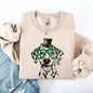 Dalmatian, Adorable Dog, St Patrick's Day, Lucky, Irish Sweatshirt