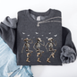 Dancing Cowboy Skeletons, Halloween Bats Sweatshirt