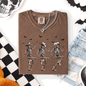 Dancing Cowboy Skeletons, Halloween Bats, Comfort Colors T-Shirt