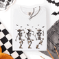 Dancing Cowboy Skeletons, Halloween Bats, Comfort Colors T-Shirt