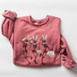Dancing Easter Skeleton, Rabbit, Bunnies Sweatshirt