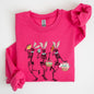 Dancing Easter Skeleton, Rabbit, Bunnies Sweatshirt
