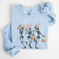Dancing Easter Skeleton, Rabbit, Bunnies Sweatshirt