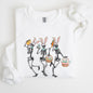 Dancing Easter Skeleton, Rabbit, Bunnies Sweatshirt