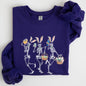 Dancing Easter Skeleton, Rabbit, Bunnies Sweatshirt