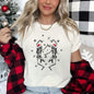 Dancing Skeletons, Christmas, Winter, Snowflakes, Snow Super Soft Tees