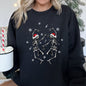 Dancing Skeletons Vintage Christmas Sweatshirt