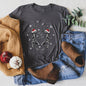 Dancing Skeletons, Christmas, Winter, Snowflakes, Snow - White Super Soft Tees