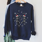 Dancing Skeletons Vintage Christmas Sweatshirt