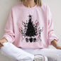 Christmas Dancing Skeletons Retro Sweatshirt