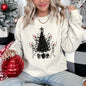 Christmas Dancing Skeletons Retro Sweatshirt