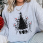 Christmas Dancing Skeletons Retro Sweatshirt