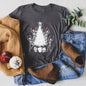 Dancing Skeletons, Santa Hats, Christmas White Super Soft Tshirt