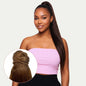 Dark Brown 100% Human Hair Ponytail Extension