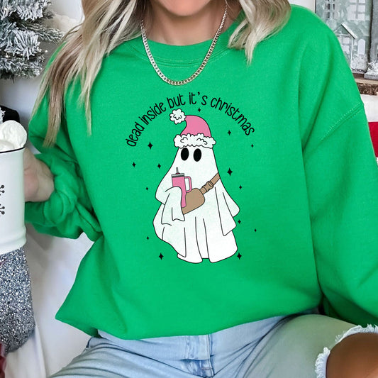 Dead Inside But It's Christmas Retro Sweatshirt