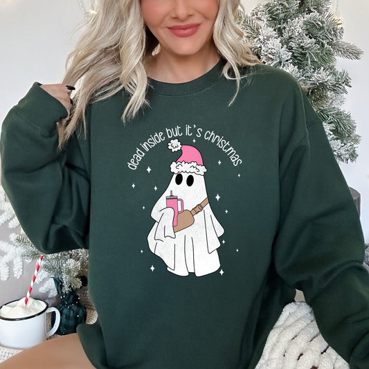Dead Inside But It's Christmas Sweatshirt