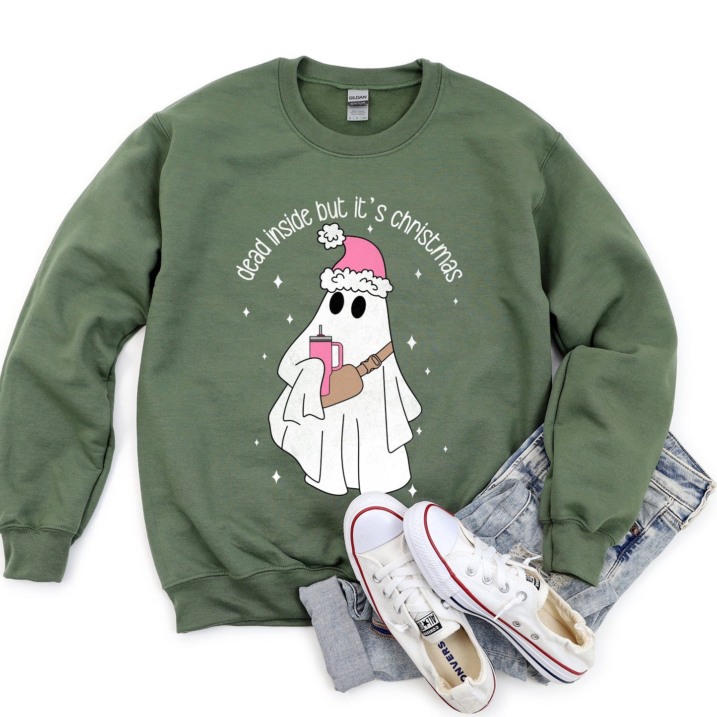 Dead Inside But It's Christmas Sweatshirt