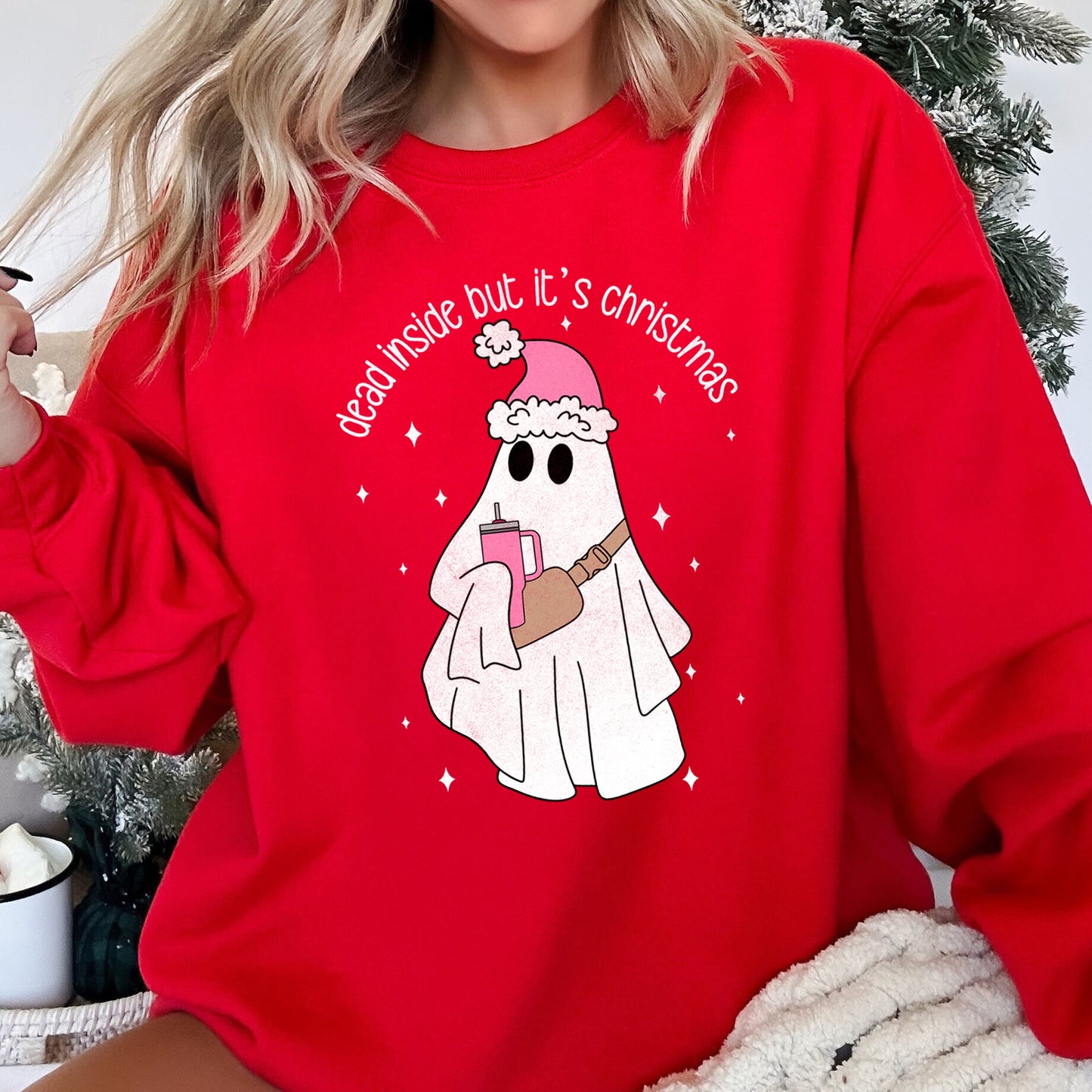 Dead Inside But It's Christmas Sweatshirt
