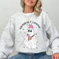 Dead Inside But It's Christmas, Ghost, Funny, Bougie, Santa, Winter, Xmas Sweatshirt