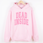 Dead Inside, Mood, Halloween, Vibes Hoodie, Hooded Sweatshirt