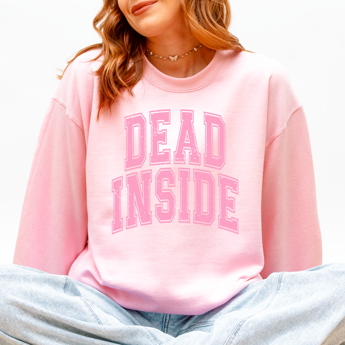 Dead Inside, Mood, Halloween, Vibes Sweatshirt