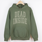 Dead Inside, Mood, Halloween, Vibes Hoodie, Hooded Sweatshirt