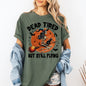 Dead Tired But Still Flying, Halloween, Witch, Comfort Colors T-Shirt