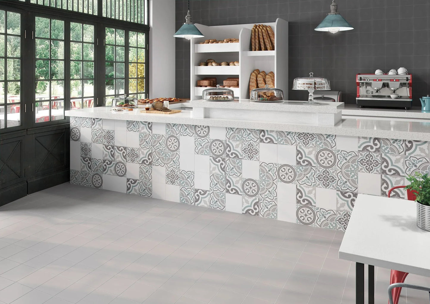 Urban 8x8 Cement Looking Porcelain