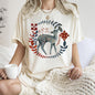 Deer, Folk Art, Scandinavian, Winter, Christmas Comfort Colors Tshirt