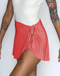 Orange Coral Ballet Wrap Skirt -  Orange Coral Demi Skirt